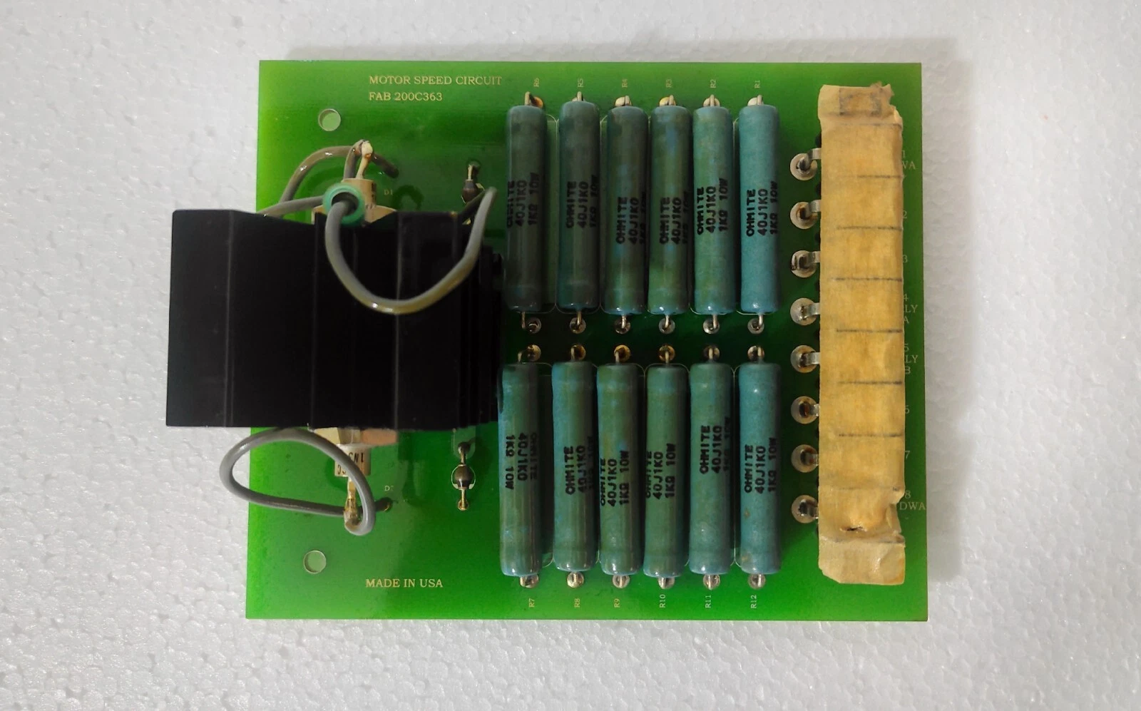 Ross Hill 200c363 / 200C363 Motor Speed Circuit